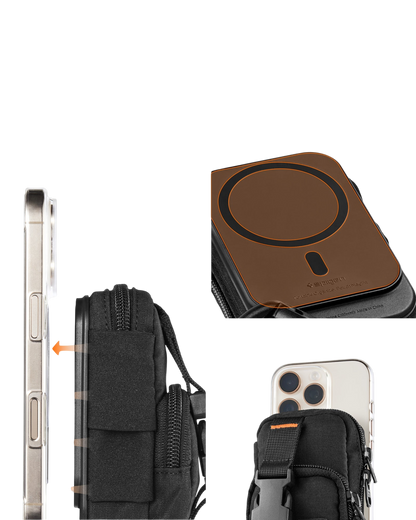 سبجن سناب زيپ (ماغ فيت) حامل بطاقات ماغ سيف