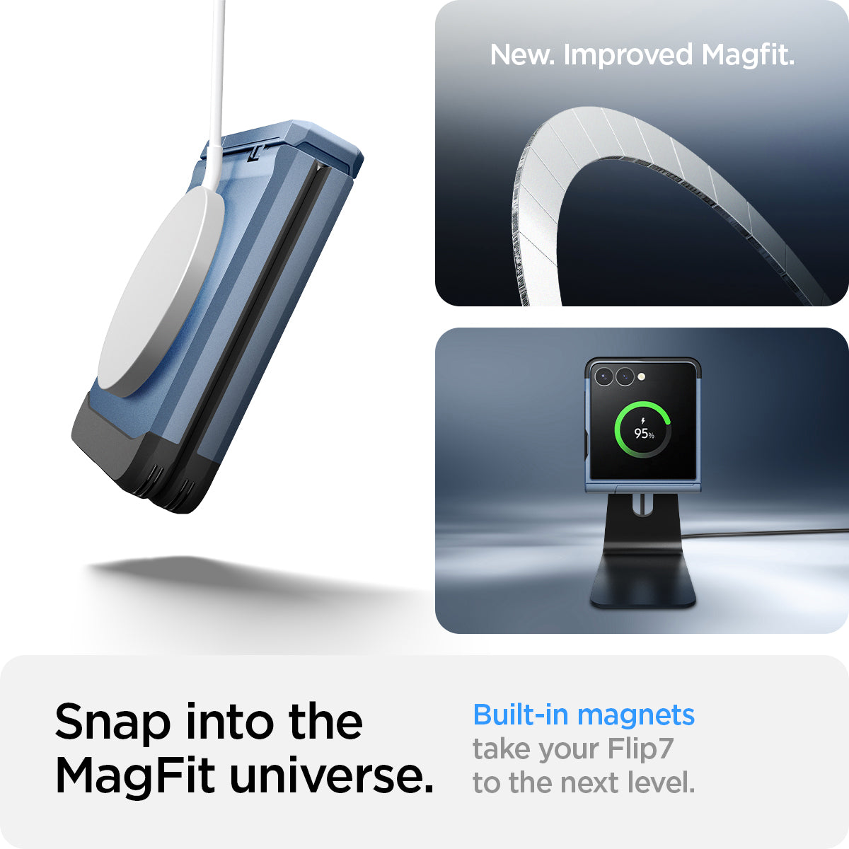 Spigen Tough Armor Pro (MagFit) Case for Samsung Galaxy Z Flip 7