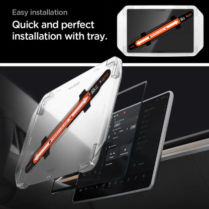 Spigen Tempered Glass Spigen Tesla tR Slim Anti Glare Screen Protector (Rear Display) 1 Pack - Tesla Model 3 (2025/2024) - Y (2025)