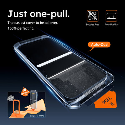 TORRAS GlassGo Tempered Screen Protector for iPhone 16 Pro Max - 1 Pack