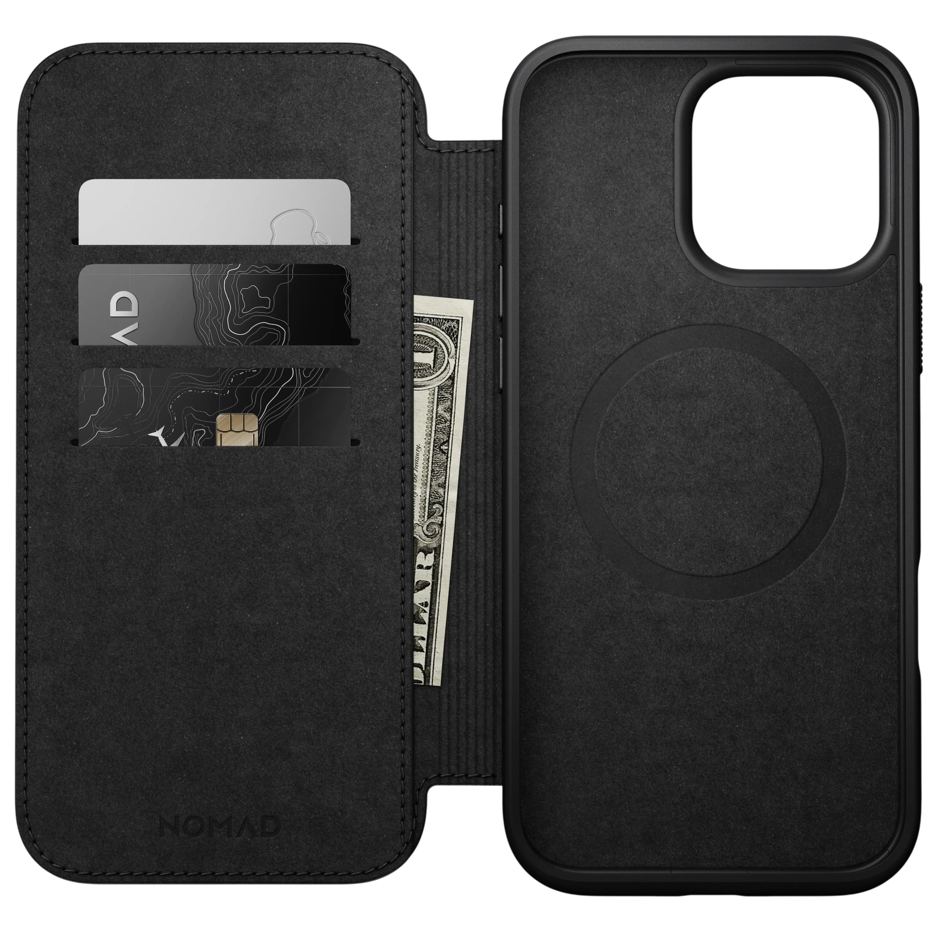 غلاف جلد حديث من نوماد لجهاز آيفون 16 برو ماكس (جلد نوماد)