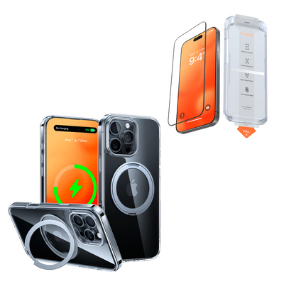 TOORAS Ostand Pro حافظة MagSafe قابلة للدوران 360 درجة لهاتف iPhone 16 Pro