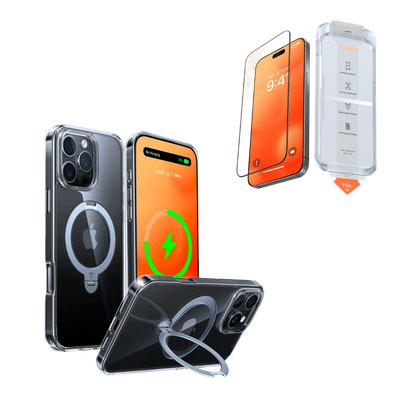 TORRAS Ostand 360° Spin Stand MagSafe Case for iPhone 16 Pro Max