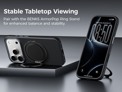 Benks ArmorPro 600D Case built with Kevlar® for iPhone 17 Pro / Pro Max / Air - features