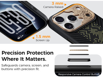 Benks Knight ArmorPro Case built with Kevlar® for iPhone 17 Pro & Pro Max - features