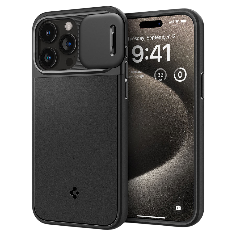 Spigen iPhone 15 Pro Max Case Optik Armor (MagFit)