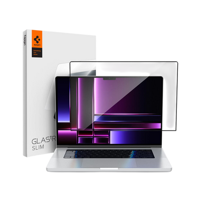 Spigen GLAS.tR SLIM Tempered Glass Screen Protector for MacBook Pro 14-inch M5 / M4 / M3 / M2 / M1