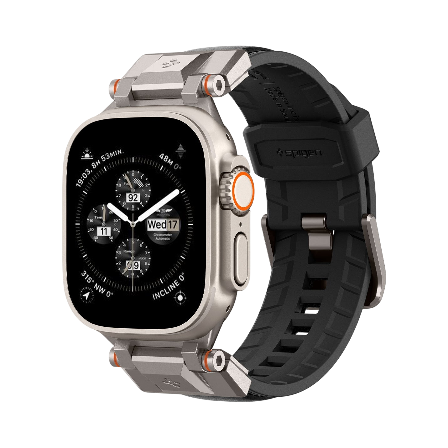 حزام سبجن دورا برو أرمور PU لساعات آبل ووتش ألترا 3 / 2 / 1