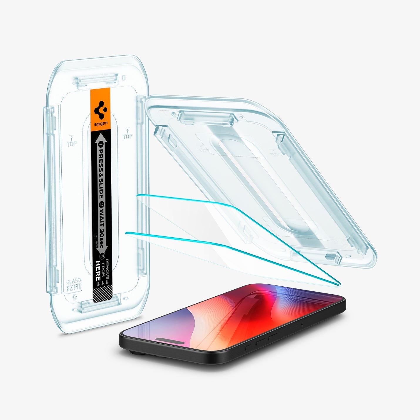 Spigen iPhone 16 Pro Screen Protector - GLAS.tR EZ Fit - 1 Pack