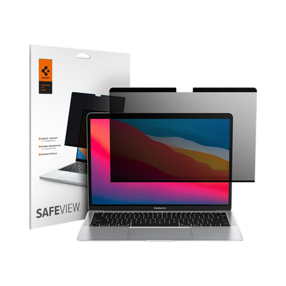 واقي شاشة الخصوصية Spigen Safe View لجهاز MacBook Pro (M5 / M4 / M3 / M2 / M1)