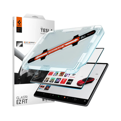 Spigen Tempered Glass Spigen Tesla tR Slim Anti Glare Screen Protector (Rear Display) 1 Pack - Tesla Model 3 (2025/2024) - Y (2025)