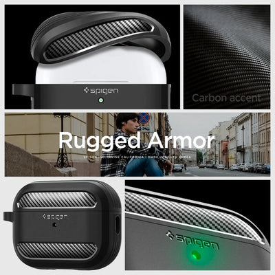 Spigen Rugged Armor Case for Apple AirPods Pro 2
