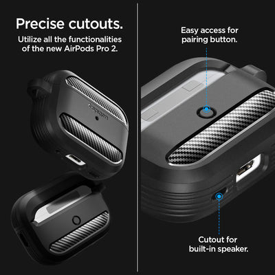 Spigen Rugged Armor Case for Apple AirPods Pro 2