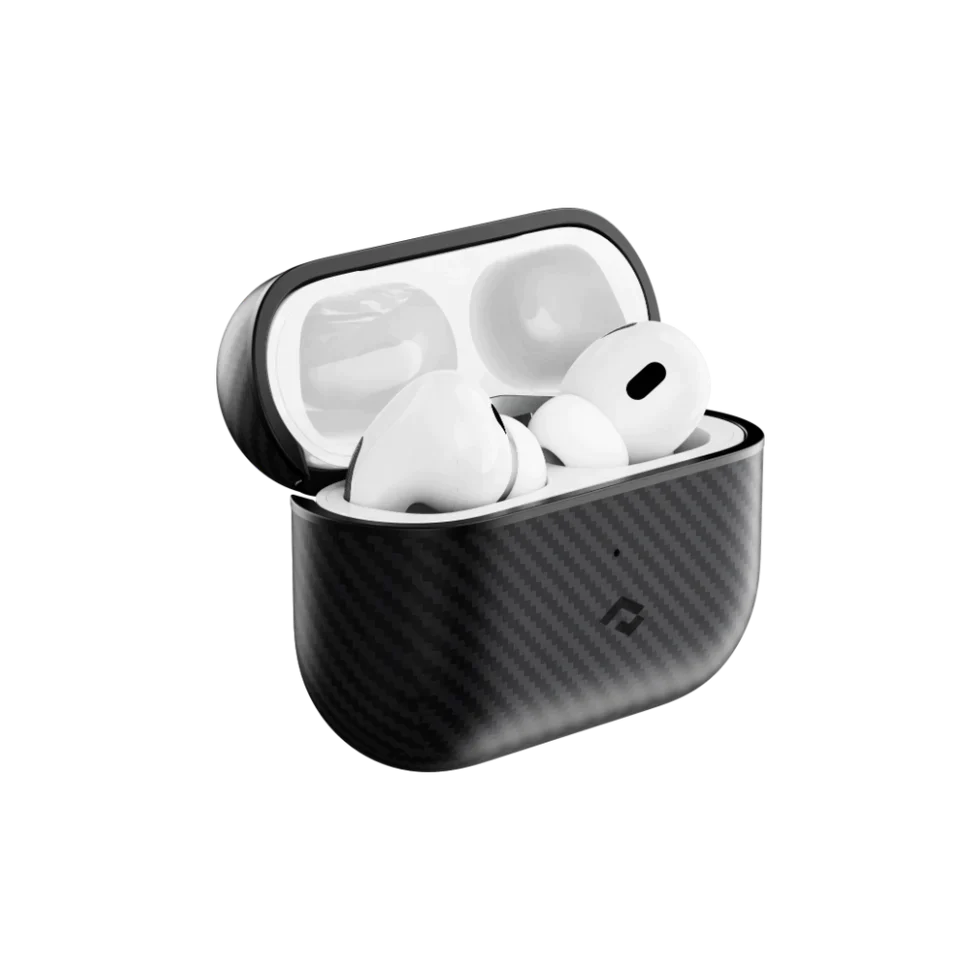 حافظة Pitaka MagEZ لسماعات AirPods Pro 2 - أسود/رمادي